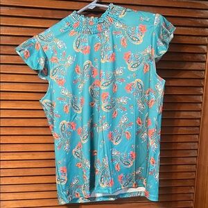 Floral Paisley Print Women's Top